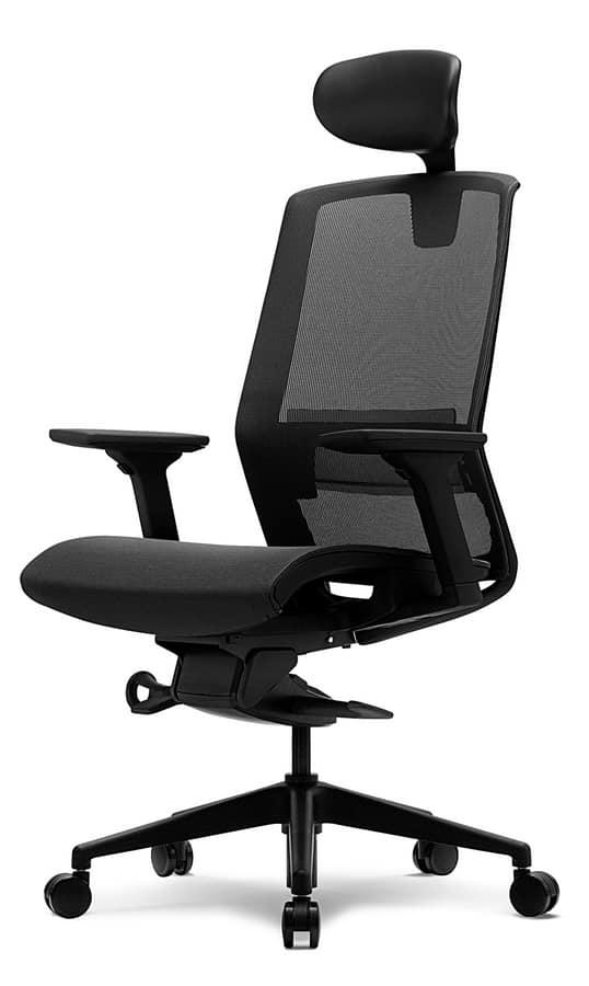 Furgle sedia da ufficio con poggiatesta alta sedia da scrivania ergonomica regolabile sedia per computer in rete con braccioli di supporto lombare e regolabile sedia girevole di gioco blu 2-Pack 