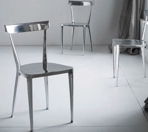 Byron, Elegante sedia in alluminio