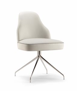 CHICAGO SIDE CHAIR 015 S Z, Sedia moderna con base a ragno