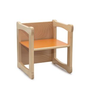  MOBISTYL® mobi-dswlk giallo Promo sedia bambino design ispirazione Eiffel DSW piedi legno chiaro seduta PP  