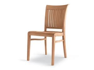 Newport sedia, Sedia in legno, robusta ed elegante, per esterni