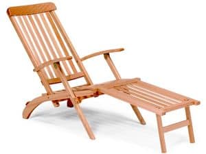 Chaise longue, Sdraio in legno da giardino