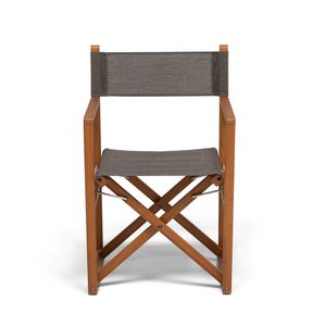 Regista IR-V, Versatile sedia pieghevole in legno iroko