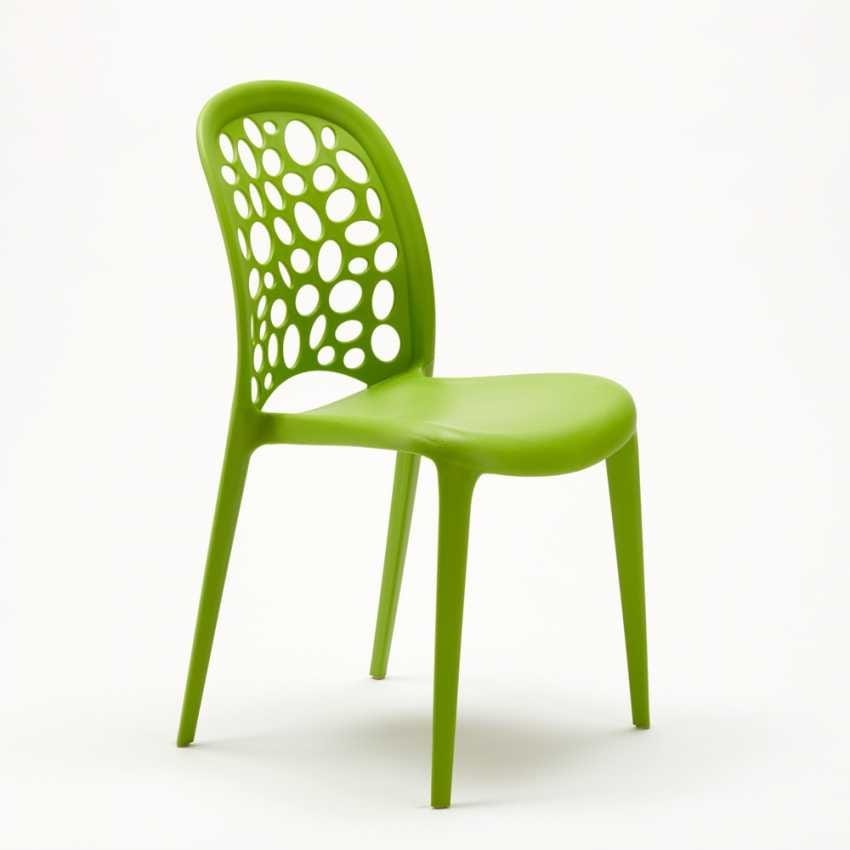 Sedia colorata in polipropilene per giardino | IDFdesign