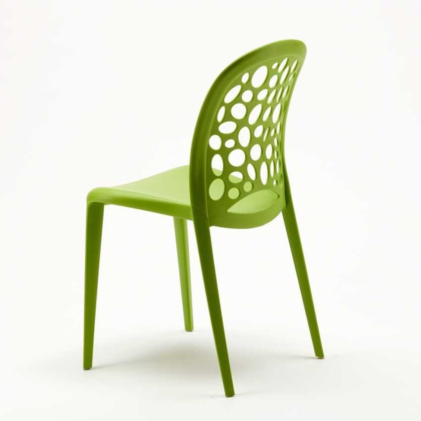 Sedia colorata in polipropilene per giardino | IDFdesign