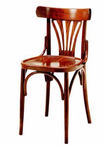 352, Sedia in legno, in stile Thonet