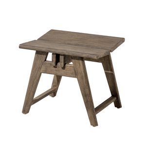 Banawa 03D1, Sgabello basso in legno di Teak