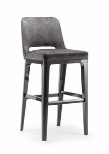 ASPEN BARSTOOL 078 SG, Sgabello dalle morbide rotondit