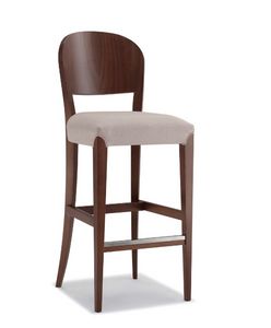 Squero SG, Sgabello in legno con seduta imbottita