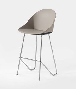 Kross Stool, Sgabello moderno e versatile, con base in metallo