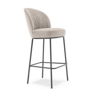 Rose 03985L, Sgabello in metallo, con comoda seduta imbottita