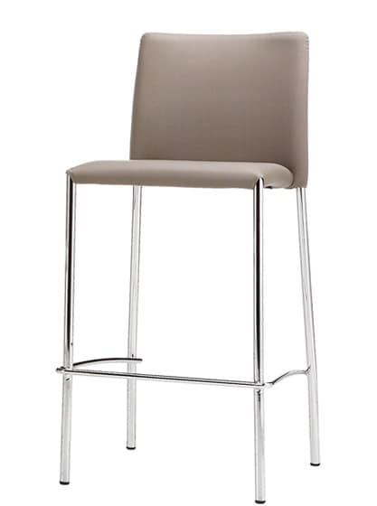 Sgabello Da Bar Alto Fianco Cucina - 2 Pezzi, Sedile In Lino E Struttura In Ferro Battuto, Capacità 300 Libbre, Con Poggiapiedi E Base Antigraffio, Per Sala Giochi