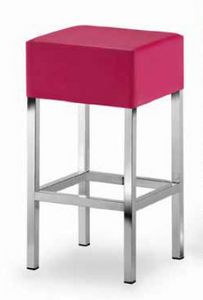 Cube-T, Sgabello imbottito, con seduta quadrata