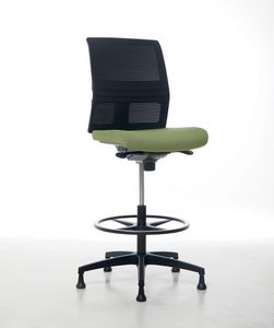 Omnia Plus Stool 02, Sgabello regolabile per ufficio