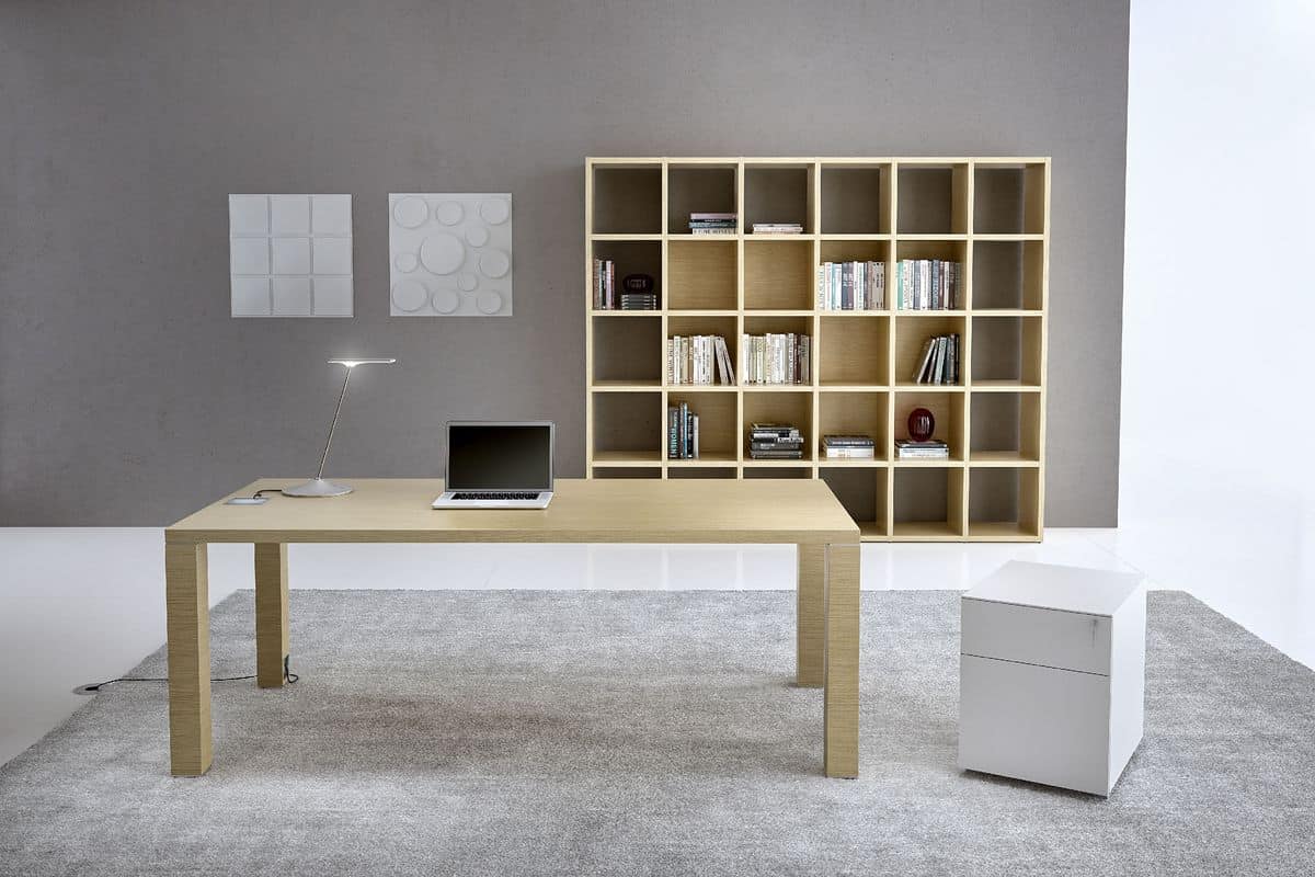 Arredo ufficio presidenziale moderno, struttura pannellata | IDFdesign