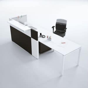Philo comp.3, Bancone reception moderno ideale per uffici