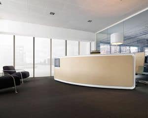 Vega bancone reception, Bancone reception, per uffici moderni e centri estetici