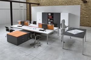 Zefiro comp.10, Tavoli operativi moderni per ufficio