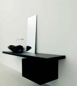 Basic, Specchio rettangolare, essenziale, per bagni moderni