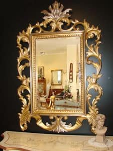 Art. 400, Specchio classico con finitura oro, per la casa