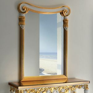 Capri CP190, Specchiera in stile classico, intagliata