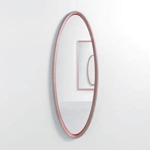 45 specchio ovale, Specchio ovale da parete, stile essenziale, alto design