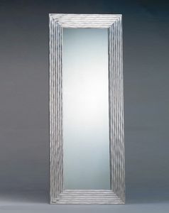 Art. 20303, Specchio rettangolare con cornice argento