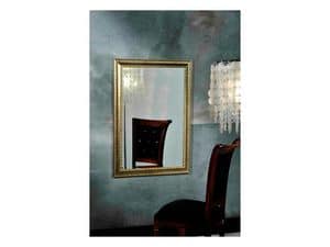 BALHAS specchio 8327M, Cornice in stile classico con finitura in fogli d'oro