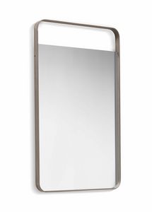 Elvis specchio, Specchiera rettangolare con cornice in alluminio