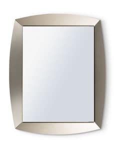 Emerald, Specchio rettangolare moderno ideale per il contract