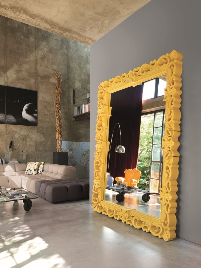 Specchio decorativo da parete di lusso nordico cornice in metallo specchio  per il trucco rotondo cornice decorativa specchi murali Miroir dorati per