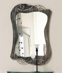 Specchio Mir, Specchio con cornice curvilinea in ferro