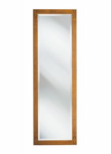 Villa Borghese pannello con specchio 9371, Specchio con cornice in legno