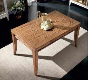 Moderno tavolo, Tavolo in legno con allunghe