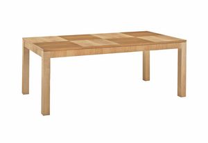 Scacchi 5771, Tavolo allungabile in legno
