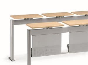 KOMPACT 880, Tavolo modulare in metallo, ideale per aule scolastiche