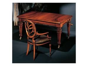 415T, Tavolo di lusso decorato a mano Negozio arredo antico