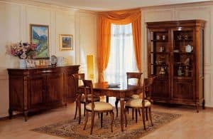 Art. 903 tavolo '800 Francese, Tavoli classici legno lavorato, allungabile