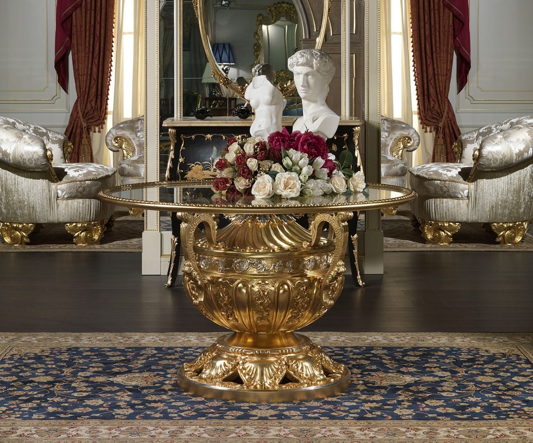 Art. 9090/R Luigi XVI - Versailles, Prestigioso tavolo intagliato