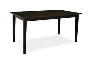 TB04, Tavolo in legno in colori laccati, per ambienti contract e domestici