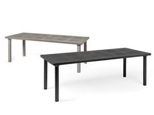 Libeccio / Levante, tavolo allungabile da esterno, tavolo outdoor, tavolo in resina Piscina