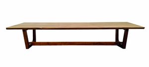 Remix 04L5, Ampio tavolo in teak per grandi spazi outdoor