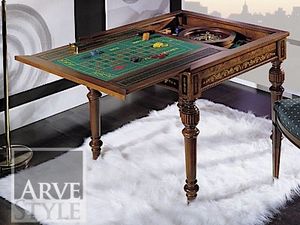 Canaletto tavolo da gioco, Tavolo da gioco con piano intercambiabile