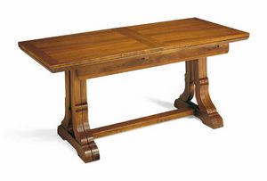 Art. 49, Tavolo  allungabile in legno, stile tradizionale