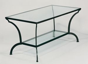 ARCHI GF4013TA, Tavolo da esterno, in acciaio e cristallo