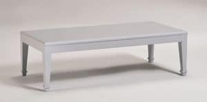 LUNA tavolino 8239T, Tavolino rettangolare in legno, stile classico