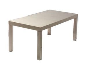 Thenso, Tavolo design, stile minimal, dimensioni personalizzabili