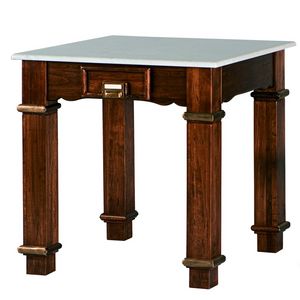 Art. 483, Tavolo in legno, piano in marmo