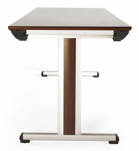 Configure-8, Tavolo pieghevole per uffici e alberghi, leggero e robusto