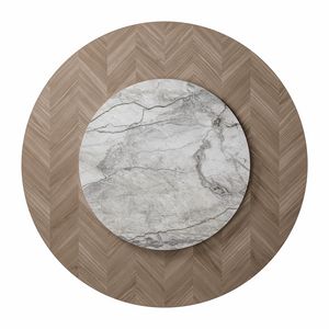 Dragonfly Art. D620 D621, Tavolo da pranzo tondo con lazy susan